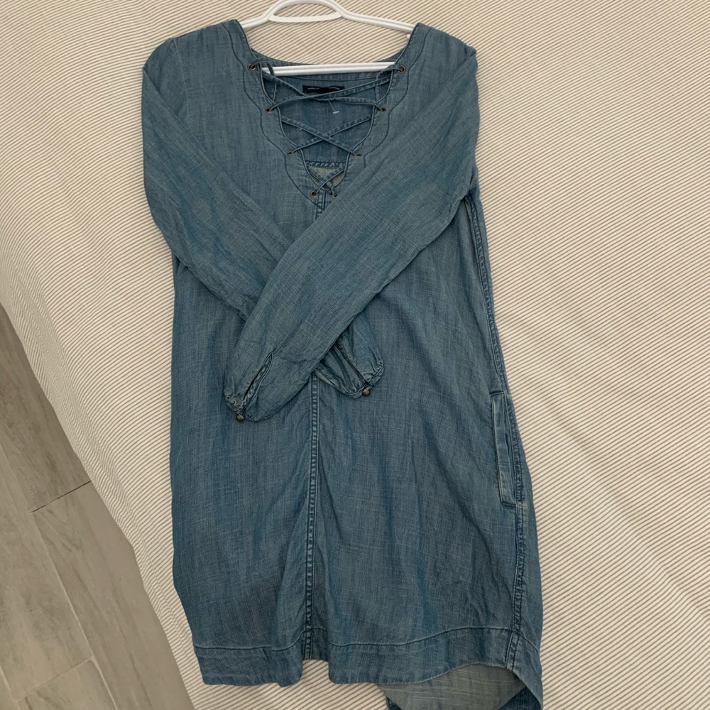 American Eagle denim XS dress NWOT - Picture 8 of 10